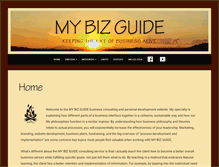 Tablet Screenshot of mybizguide.com
